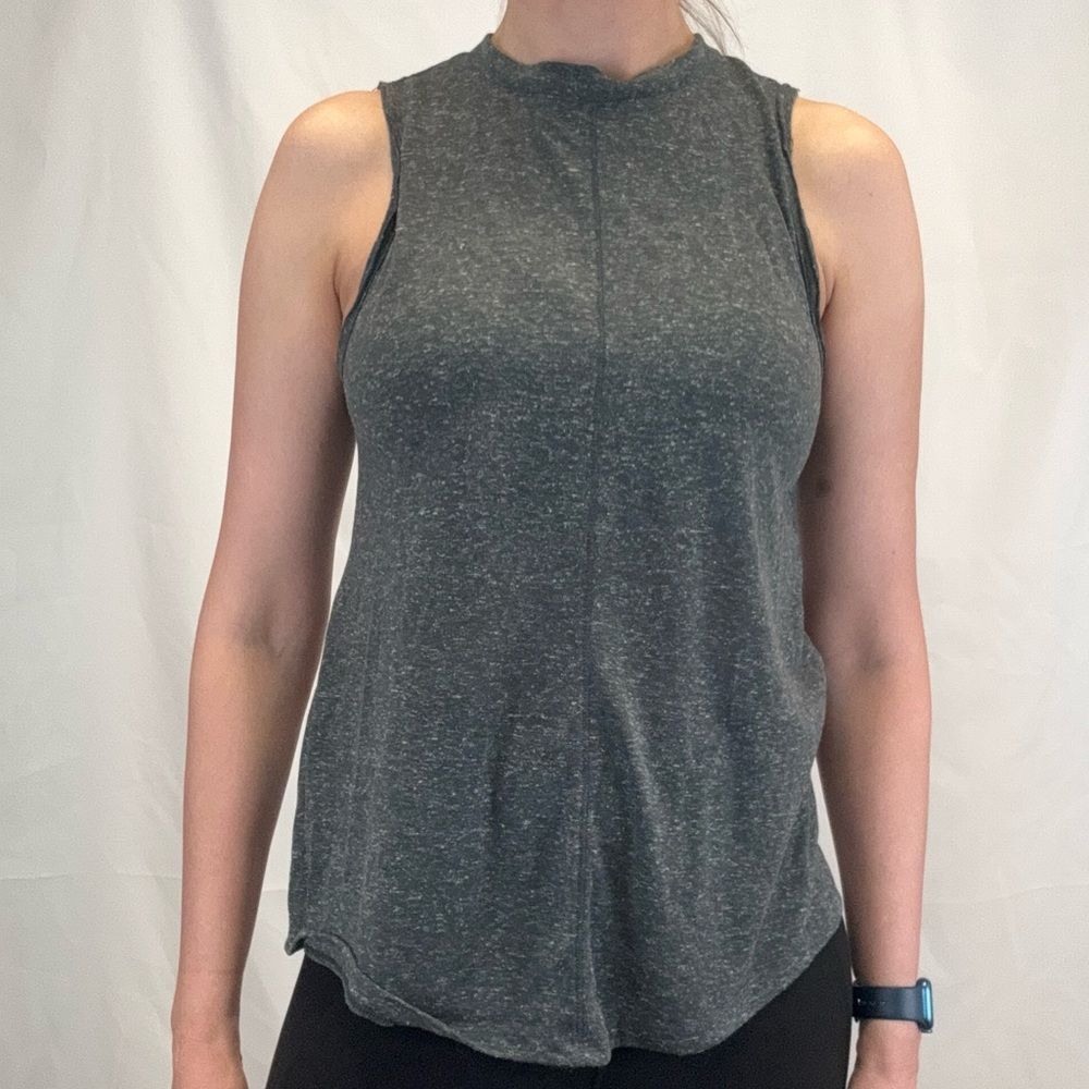 ASOS Design Maternity Women's High Neck Tank Top Size 8 Grey Basic